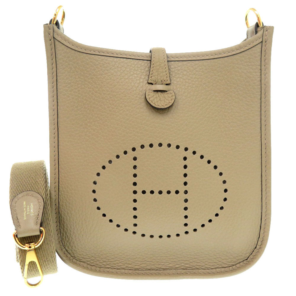 美品 エルメス エブリンTPM アマゾン トリヨンクレマンス ベージュマルファ ゴールド金具 W刻印(2024年製) ショルダーバッグ 1142 【中古】 HERMES