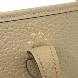 美品 エルメス エブリンTPM アマゾン トリヨンクレマンス ベージュマルファ ゴールド金具 W刻印(2024年製) ショルダーバッグ 1142 【中古】 HERMES