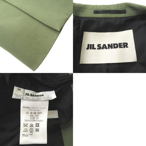 美品 ジルサンダー ウールチェスターコート JSMU105101 MU20200021 キュプラ カーキ 1148【中古】JIL SANDER