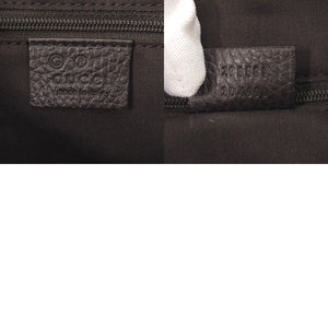 美品 グッチ 293581 ワンショルダーバッグ レザー ダークブラウン ハンドバッグ 1175【中古】GUCCI