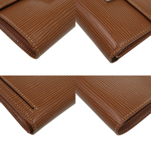 新品同様 ルイ ヴィトン エピ ポルトフォイユコアラ M5801I エピレザー キャメル 茶 LV 長財布 1193【中古】LOUIS VUITTON