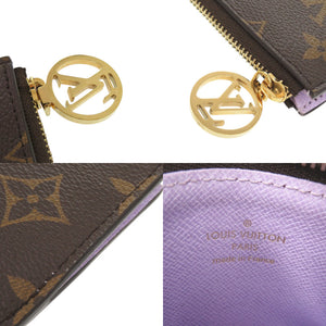 美品 ルイ ヴィトン モノグラム ポルトカルト ロミー M82938 ライラック カードケース パープル LV 1210【中古】LOUIS VUITTON