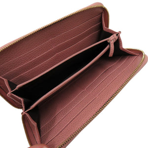 新品同様 グッチ ラウンドファスナー 363423 GGスプリームキャンバス ベージュ 長財布 1215【中古】GUCCI