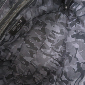 ジミーチュウ ピムリコ スモール スタースタッズ カーフレザー ブラック トートバッグ 黒 1218【中古】JIMMY CHOO