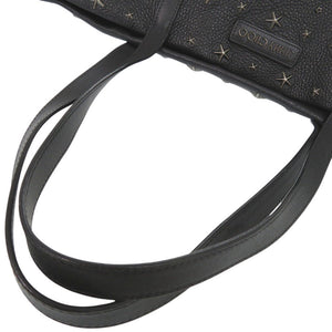 ジミーチュウ ピムリコ スモール スタースタッズ カーフレザー ブラック トートバッグ 黒 1218【中古】JIMMY CHOO