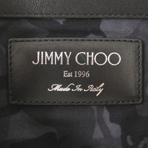 ジミーチュウ ピムリコ スモール スタースタッズ カーフレザー ブラック トートバッグ 黒 1218【中古】JIMMY CHOO