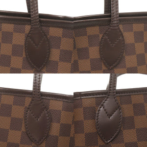 美品 ルイ ヴィトン ネヴァーフルPM ダミエ N51109 ブラウン トートバッグ LV 1294【中古】LOUIS VUITTON