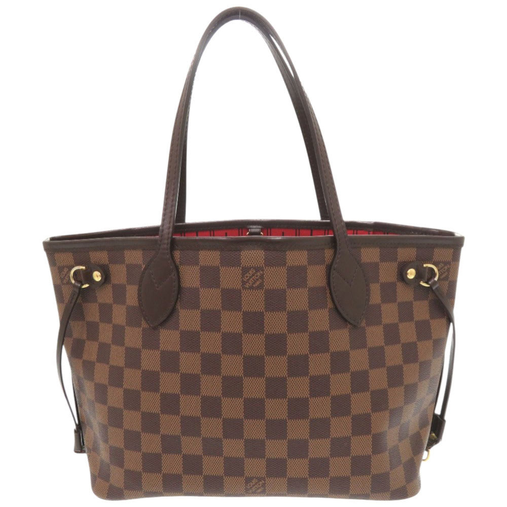 美品 ルイ ヴィトン ネヴァーフルPM ダミエ N51109 ブラウン トートバッグ LV 1294【中古】LOUIS VUITTON