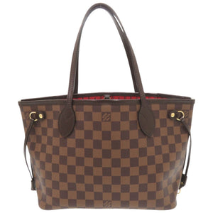 美品 ルイ ヴィトン ネヴァーフルPM ダミエ N51109 ブラウン トートバッグ LV 1294【中古】LOUIS VUITTON