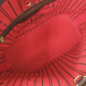 美品 ルイ ヴィトン ネヴァーフルPM ダミエ N51109 ブラウン トートバッグ LV 1294【中古】LOUIS VUITTON