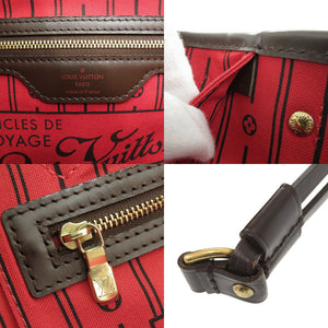 美品 ルイ ヴィトン ネヴァーフルPM ダミエ N51109 ブラウン トートバッグ LV 1294【中古】LOUIS VUITTON