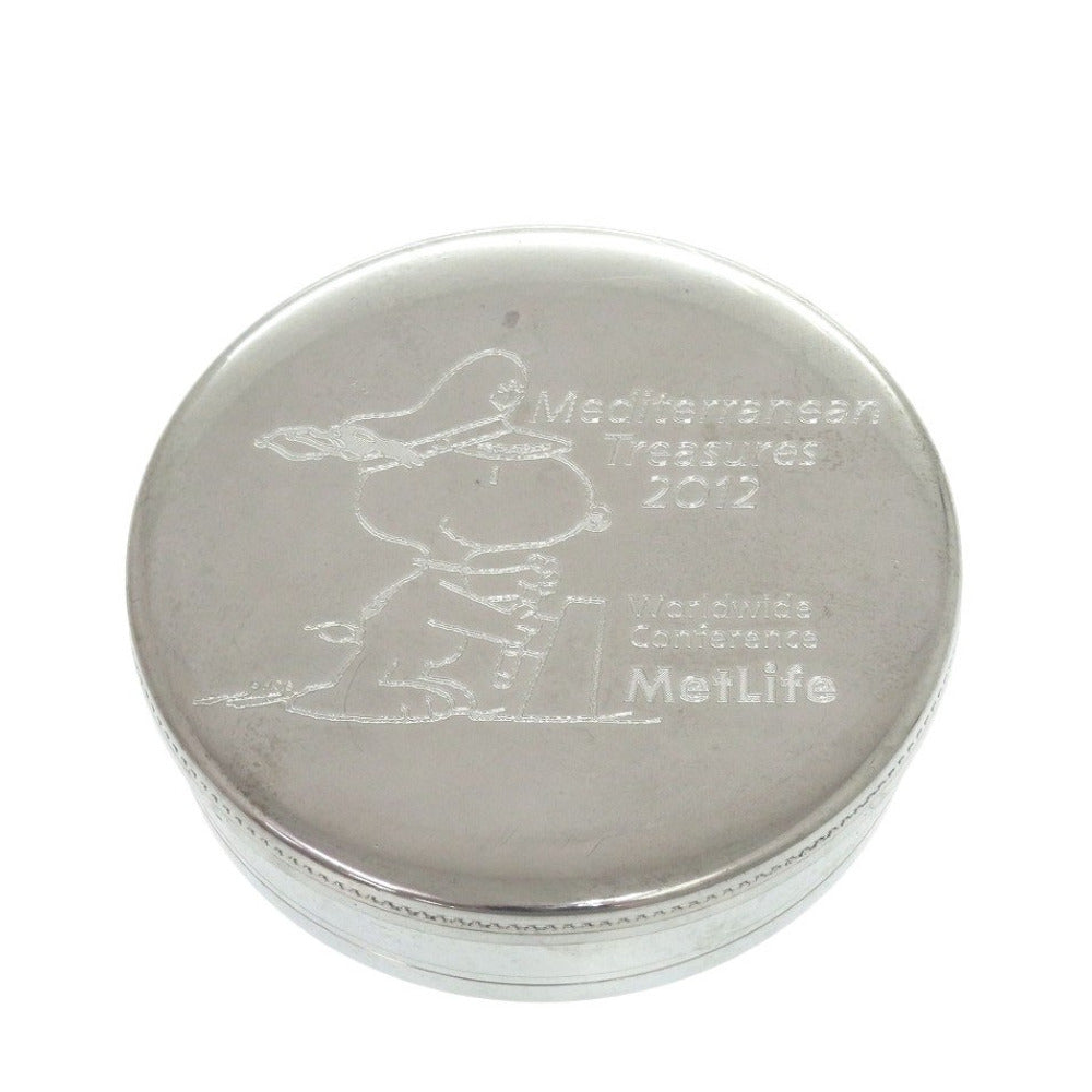 ティファニー スヌーピー メットライフジュエリーケース シルバー 1297【中古】TIFFANY&Co.