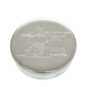 ティファニー スヌーピー メットライフジュエリーケース シルバー 1297【中古】TIFFANY&Co.