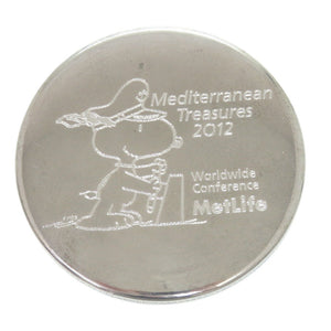 ティファニー スヌーピー メットライフジュエリーケース シルバー 1297【中古】TIFFANY&Co.