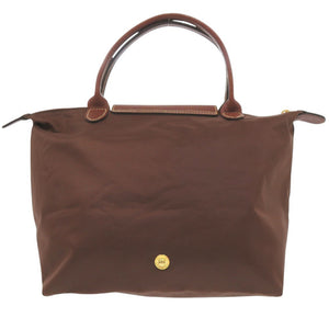 ロンシャン LES PLIAGES LONGCHAMP TYPE B プリアージュ ハンドバッグ 軽量 折りたたみ ナイロン レザー ブラウン 1299【中古】Longchamp