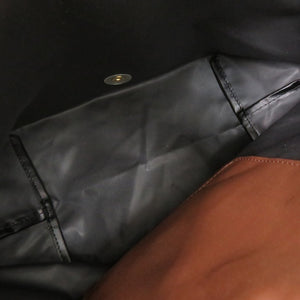 ロンシャン LES PLIAGES LONGCHAMP TYPE B プリアージュ ハンドバッグ 軽量 折りたたみ ナイロン レザー ブラウン 1299【中古】Longchamp