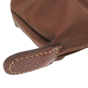 ロンシャン LES PLIAGES LONGCHAMP TYPE B プリアージュ ハンドバッグ 軽量 折りたたみ ナイロン レザー ブラウン 1299【中古】Longchamp