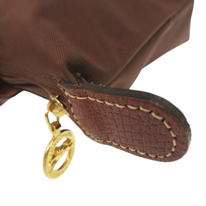 ロンシャン LES PLIAGES LONGCHAMP TYPE B プリアージュ ハンドバッグ 軽量 折りたたみ ナイロン レザー ブラウン 1299【中古】Longchamp