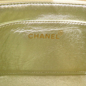シャネル ミニマトラッセ サテン 3番台 ゴールド金具 ブラック ショルダーバッグ 黒 1299【中古】CHANEL