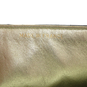 シャネル ミニマトラッセ サテン 3番台 ゴールド金具 ブラック ショルダーバッグ 黒 1299【中古】CHANEL