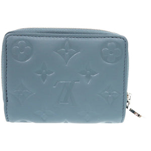 新品同様 ルイ ヴィトン クッサン ポルトフォイユ ルー モノグラム M81709 レザー ラムレザー LV 水 二つ折り財布 1315【中古】LOUIS VUITTON