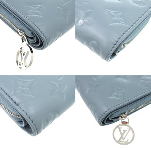 新品同様 ルイ ヴィトン クッサン ポルトフォイユ ルー モノグラム M81709 レザー ラムレザー LV 水 二つ折り財布 1315【中古】LOUIS VUITTON