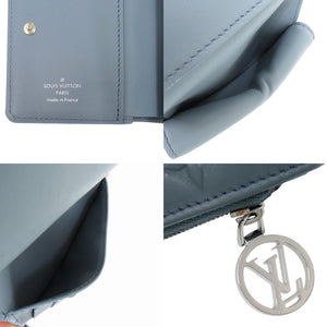 新品同様 ルイ ヴィトン クッサン ポルトフォイユ ルー モノグラム M81709 レザー ラムレザー LV 水 二つ折り財布 1315【中古】LOUIS VUITTON