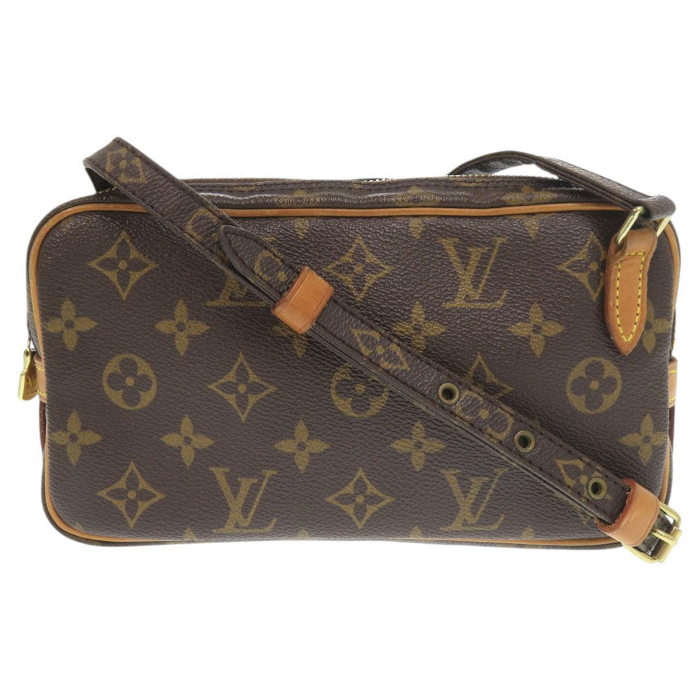 ルイ ヴィトン マルリーバンドリエール モノグラム M51828 ブラウン ショルダーバッグ LV 1351【中古】LOUIS VUITTON