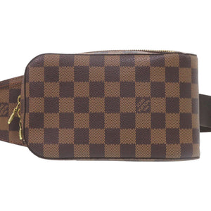 美品 ルイ ヴィトン ジェロニモス ダミエ エベヌ N51994 ボディバッグ LV 1354【中古】LOUIS VUITTON