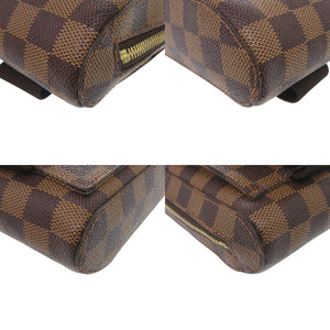 美品 ルイ ヴィトン ジェロニモス ダミエ エベヌ N51994 ボディバッグ LV 1354【中古】LOUIS VUITTON