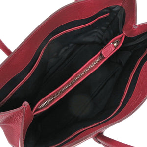 未使用 トッズ モカシーノ XBWFB0A03Z0RIAR800 レザー レッド トートバッグ 赤 1358【中古】TOD’S