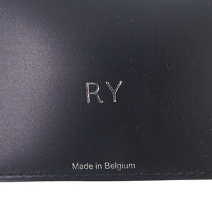 未使用 デルボー パン ミニバケット レザー ネイビー ハンドバッグ 1364【中古】DELVAUX