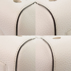 新品同様 デルボー 2WAY レアレス MM L' Airess AA0691AQY085YPA レザー セサミ トートバッグ 白 1366【中古】DELVAUX