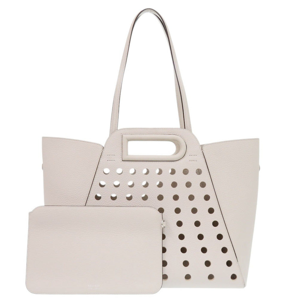 新品同様 デルボー 2WAY レアレス MM L' Airess AA0691AQY085YPA レザー セサミ トートバッグ 白 1366【中古】DELVAUX