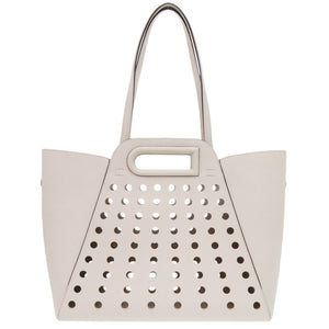 新品同様 デルボー 2WAY レアレス MM L' Airess AA0691AQY085YPA レザー セサミ トートバッグ 白 1366【中古】DELVAUX