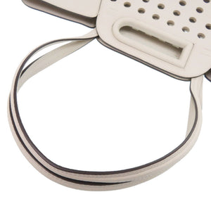 新品同様 デルボー 2WAY レアレス MM L' Airess AA0691AQY085YPA レザー セサミ トートバッグ 白 1366【中古】DELVAUX