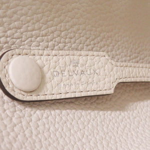 新品同様 デルボー 2WAY レアレス MM L' Airess AA0691AQY085YPA レザー セサミ トートバッグ 白 1366【中古】DELVAUX