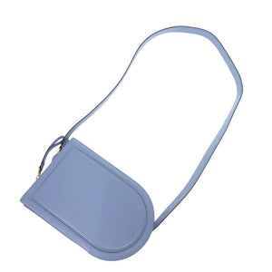 新品同様 デルボー Pin City パンシティ AA0575BJD010QDG レザー ブルー ショルダーバッグ 青 デルヴォー 1367【中古】DELVAUX