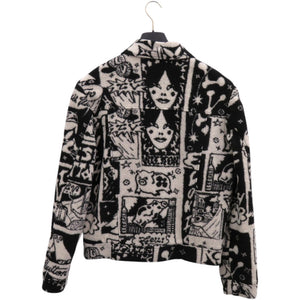 美品 ルイ ヴィトン コミックストラッカー RM231 VY6 HOY60W ウール ナイロン ブラック 灰黒 LV アウターその他 1381【中古】LOUIS VUITTON