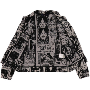 美品 ルイ ヴィトン コミックストラッカー RM231 VY6 HOY60W ウール ナイロン ブラック 灰黒 LV アウターその他 1381【中古】LOUIS VUITTON