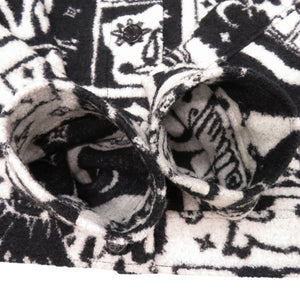 美品 ルイ ヴィトン コミックストラッカー RM231 VY6 HOY60W ウール ナイロン ブラック 灰黒 LV アウターその他 1381【中古】LOUIS VUITTON