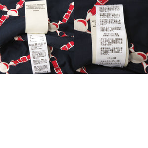 美品 エルメス グラン トゥラララ 2E4207DK コットン ネイビー ブルゾン アウター ジャケット 1382【中古】HERMES