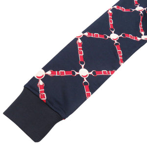 美品 エルメス グラン トゥラララ 2E4207DK コットン ネイビー ブルゾン アウター ジャケット 1382【中古】HERMES