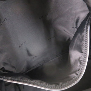 美品 アミリ キャンバス/レザー グレー リュック デイパック 1388【中古】AMIRI