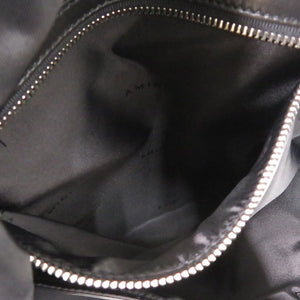 美品 アミリ キャンバス/レザー グレー リュック デイパック 1388【中古】AMIRI