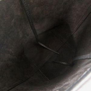 新品同様 ザ ロウ N/S パークトート PARK TOTE SMALLトートバッグ レザー ブラック 1400【中古】THE ROW