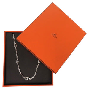 美品 エルメス シェーヌダンクル シルバー925 シルバー ネックレス 1411【中古】HERMES