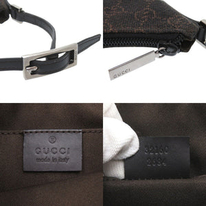 美品 グッチ 32160 GGキャンバス ブラウン ハンドバッグ 1414【中古】GUCCI