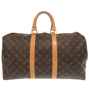 ルイ ヴィトン キーポル45 モノグラム M41428 ブラウン ボストンバッグ LV 1420【中古】LOUIS VUITTON