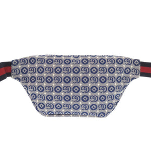 未使用品 グッチ スター 星 502095 キャンバス ブルー ウエストバッグ ボディバッグ ベルトバッグ 1424【中古】GUCCI